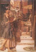 Alma-Tadema, Sir Lawrence The Parting Kiss (mk24) painting